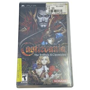 Castlevania The Dracula X Chronicles Sony PSP Konami Greatest Hits Black Label